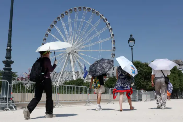 In Europe, a nuclear reactor was shut down due to heat, a red level of danger declared