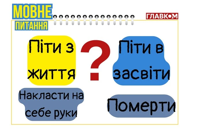 Is the phrase 'passed away' related to suicide? Explanation by a philologist