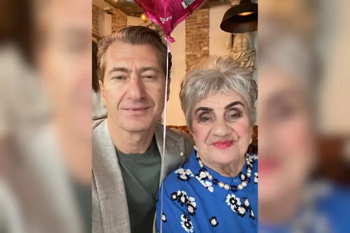 Producer Nikitin showed his mother on her birthday