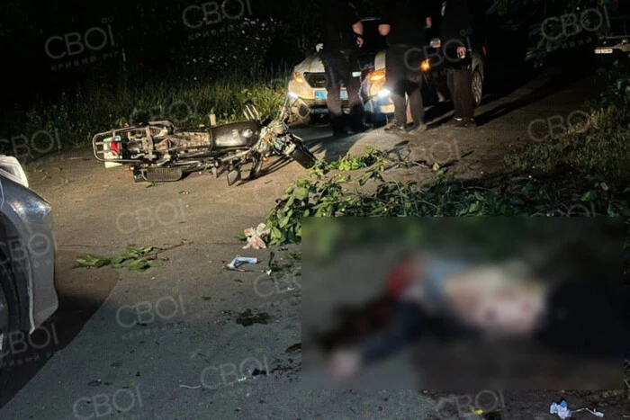 Ein Biker in Kryvyi Rih starb, während er vor der Polizei floh