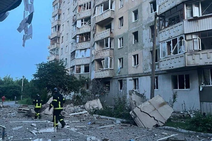 There was a hit on an apartment building in Lutsk (photo)