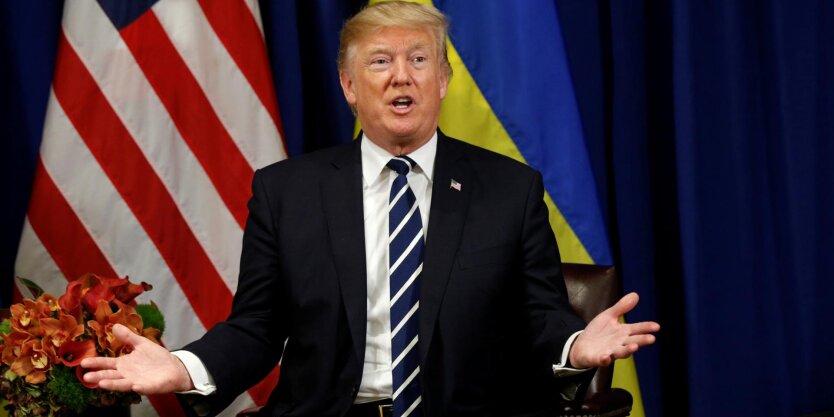Трамп і Путін зображені на ілюстрації